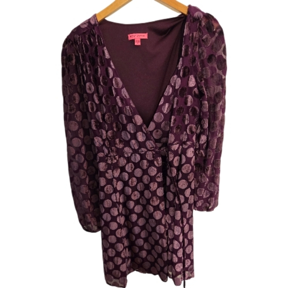 Betsey Johnson Wrap Dress Sz 10